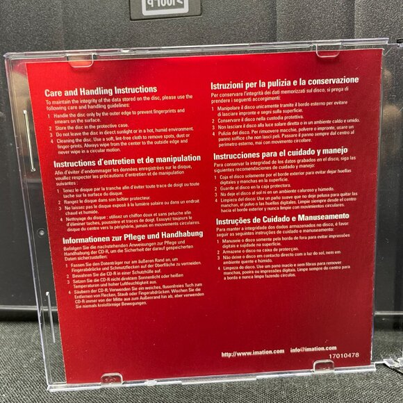 NWOT 10-Pack Imation CD-R 24x 80min/700MB 1x-24x Compatible, Recordable (1of3) - Picture 11 of 12